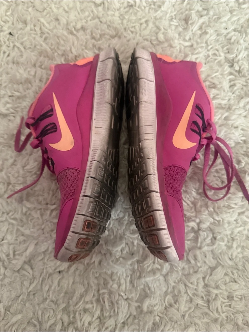 Women's Nike Free Pink Athletic Shoes